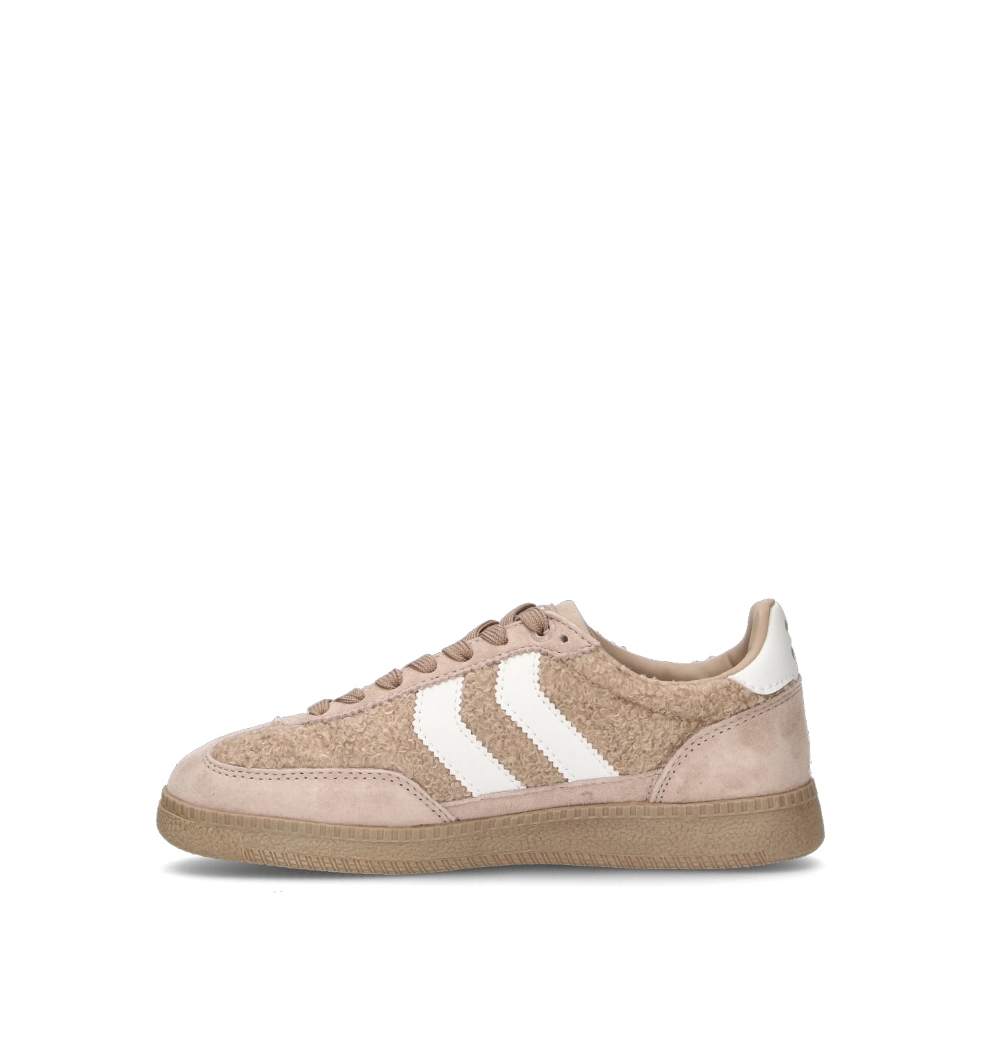 XTI FOOTWEAR Sneaker donna beige in suede