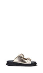VARIOPINTO Ciabatta donna platino in pelle