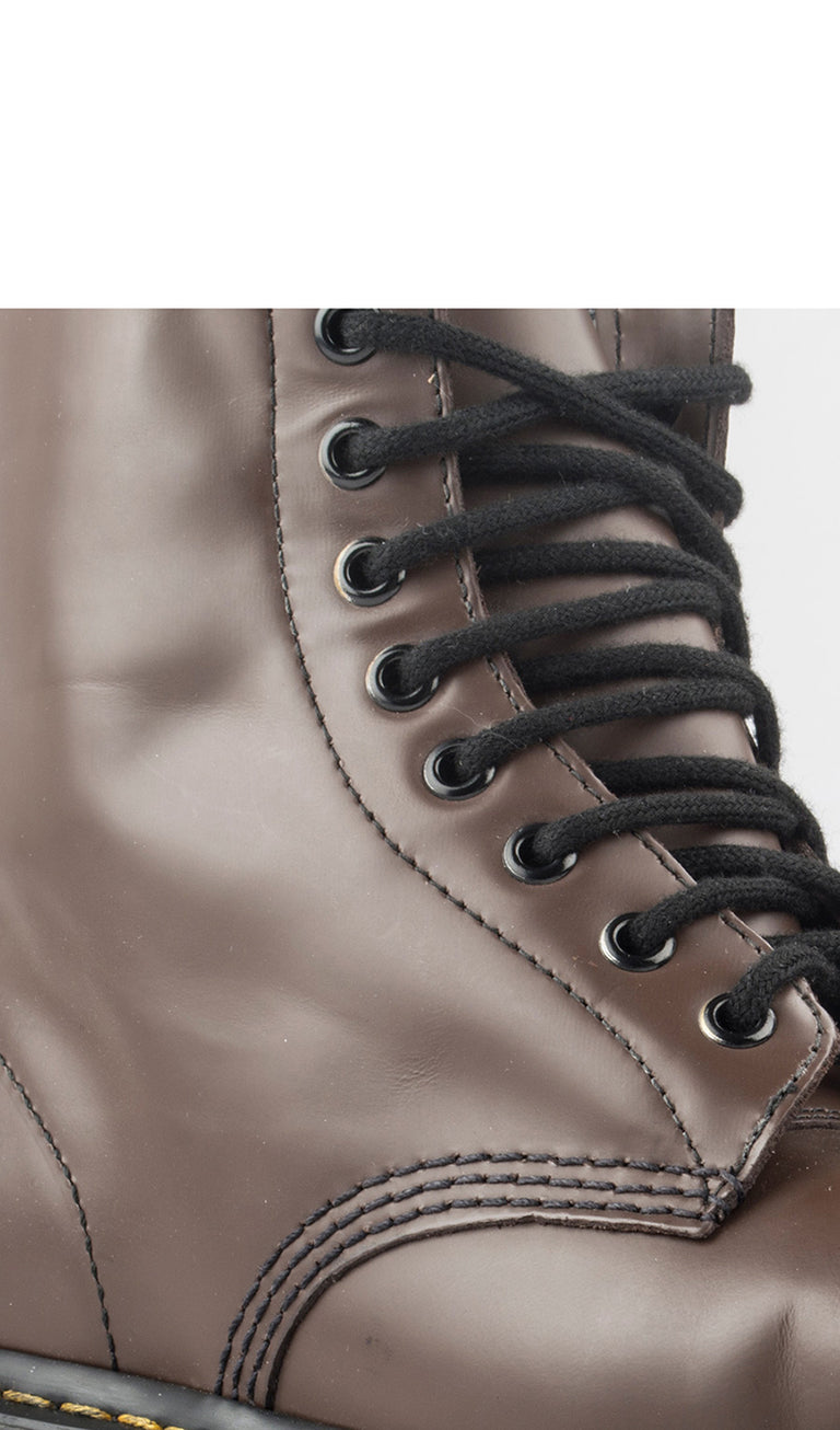 DR. MARTENS Anfibio donna marrone in pelle