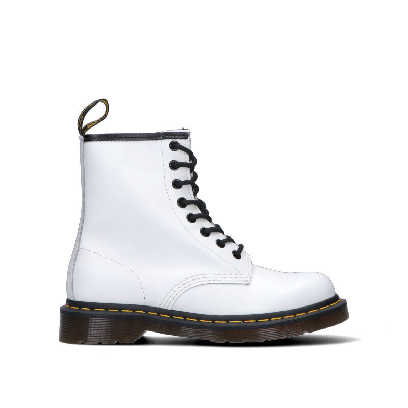 DR. MARTENES Anfibio donna bianco in pelle