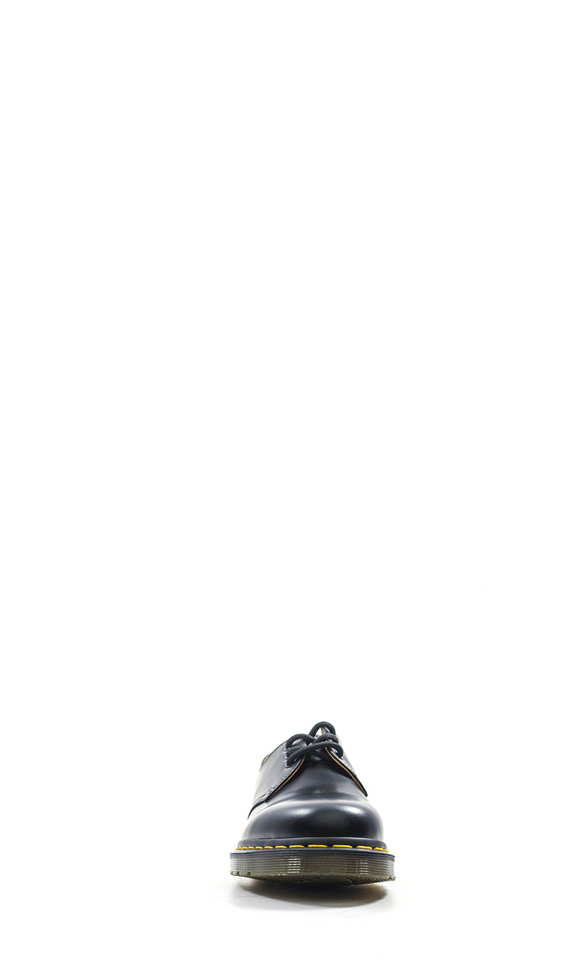 DR. MARTENS Strignata donna nera in pelle