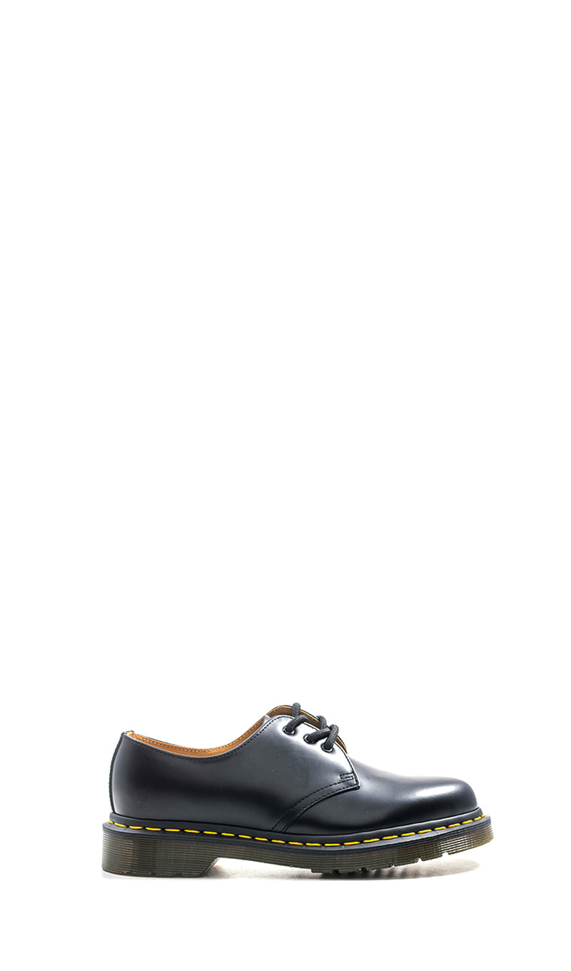 DR. MARTENS Strignata donna nera in pelle