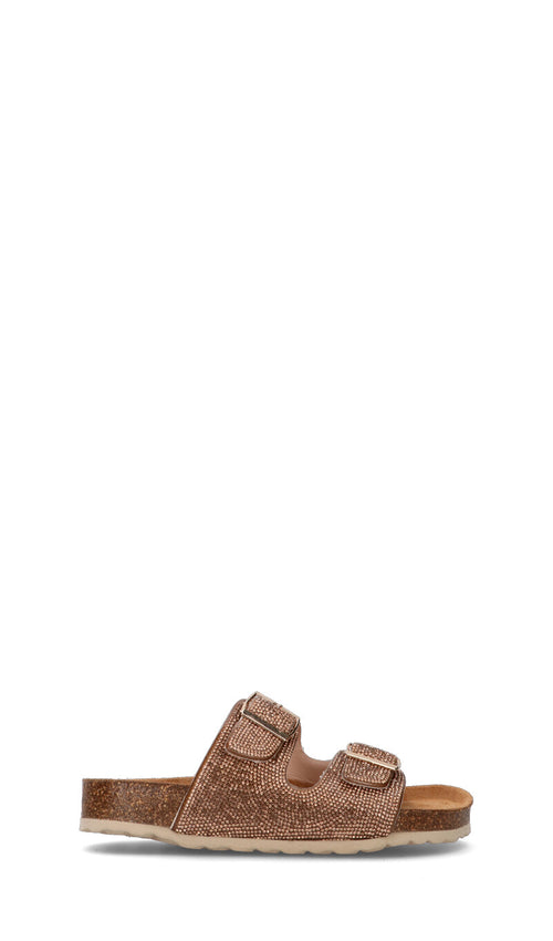 BIO GREEN Ciabatta donna rosa in pelle