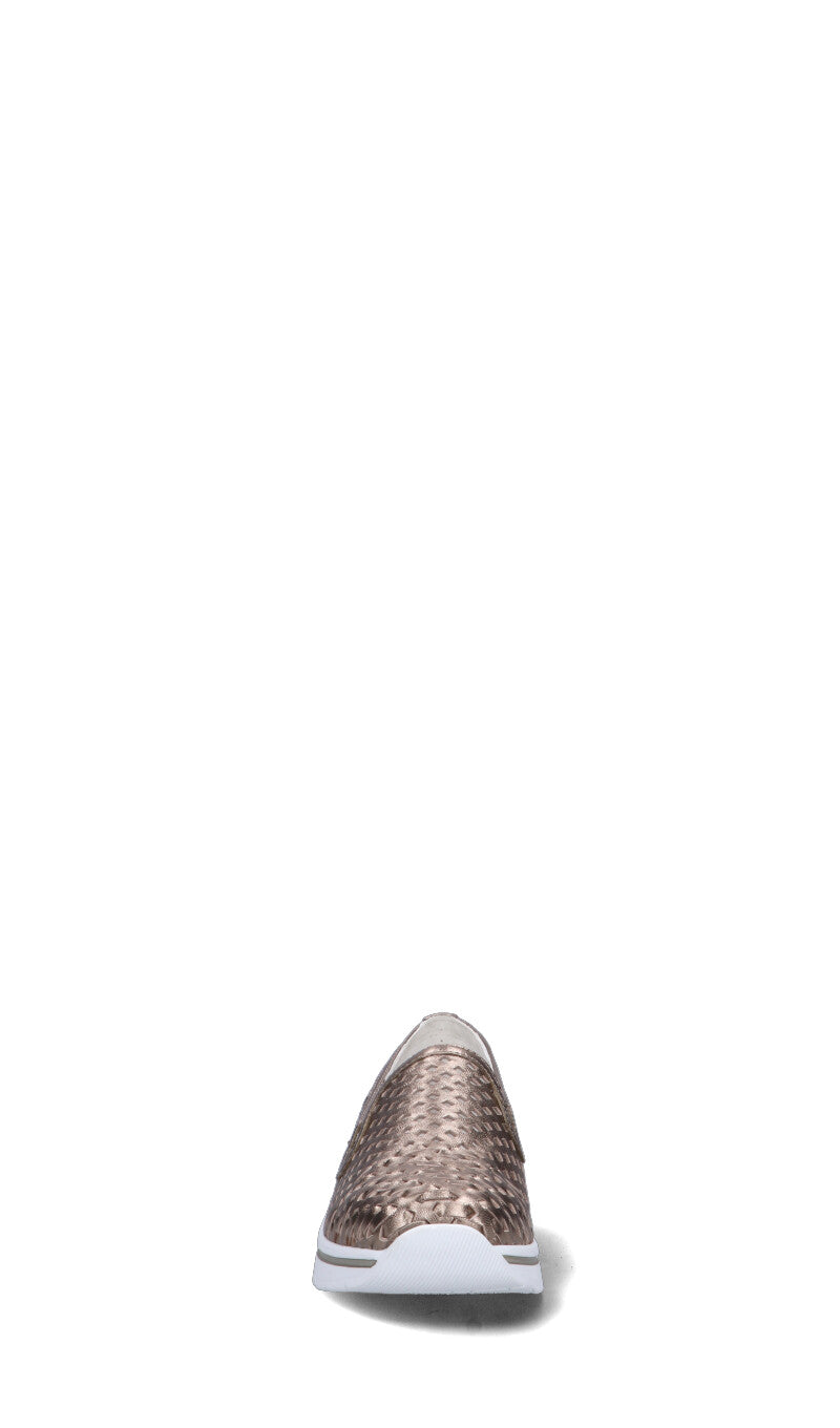 CAMILA Scarpa comfort donna oro in pelle