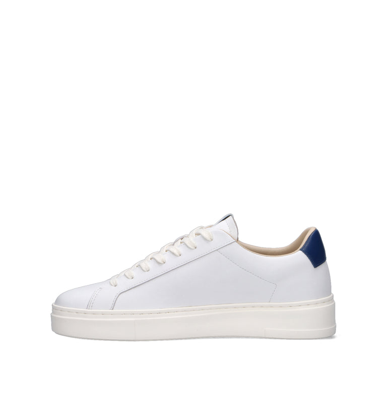 CRIME Sneaker uomo bianca in pelle