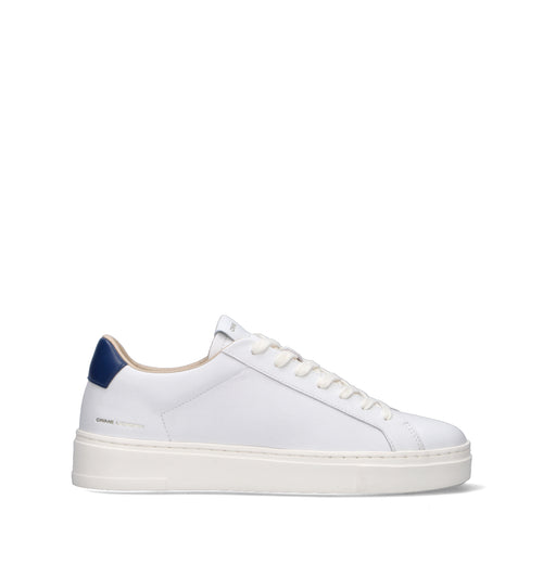 CRIME Sneaker uomo bianca in pelle