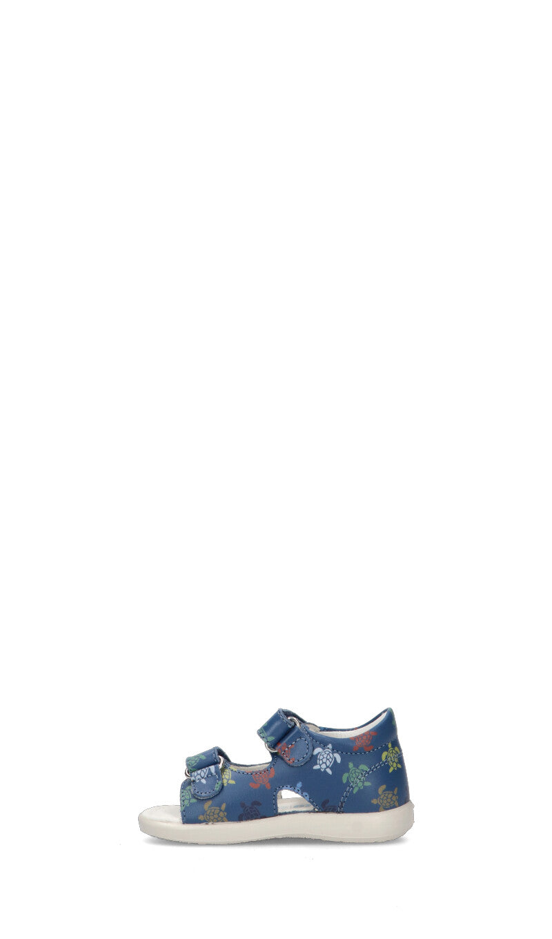 FALCOTTO Sandalo bimbo blu in pelle