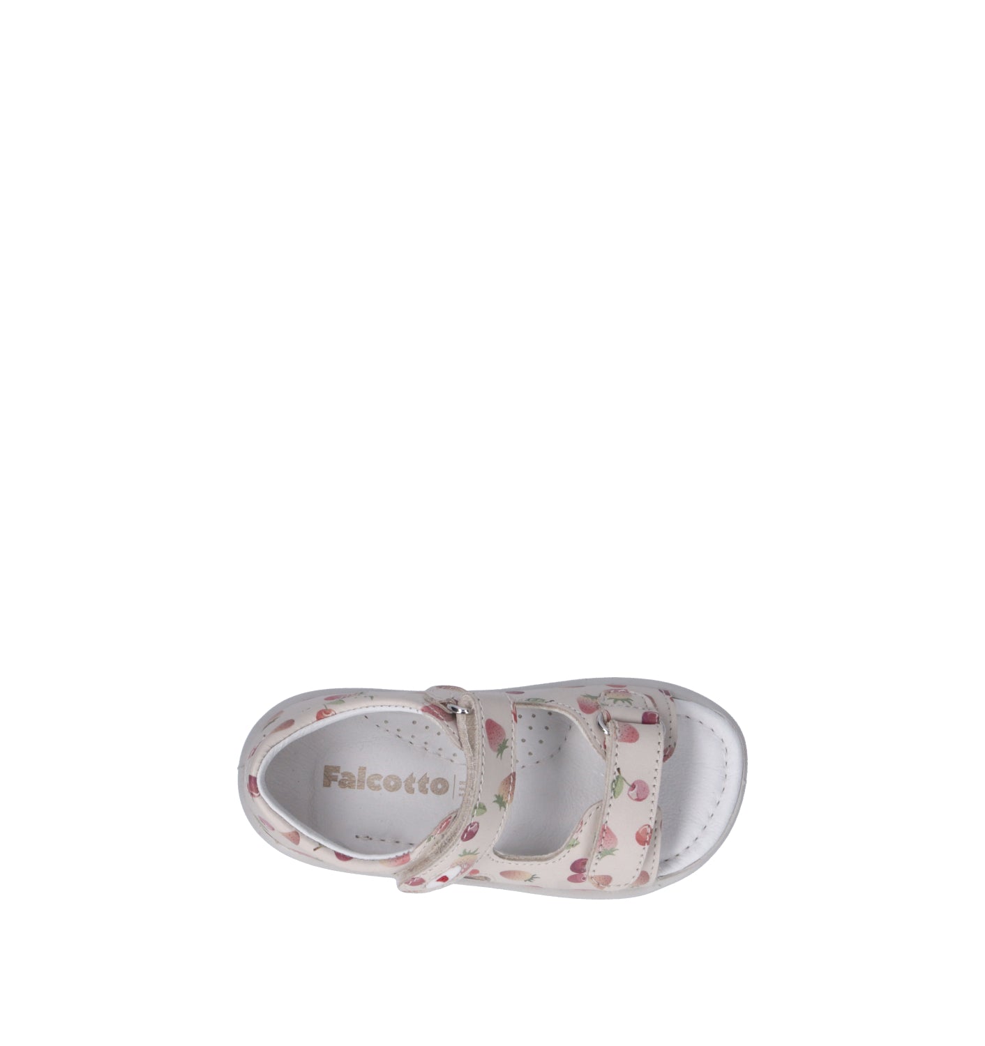 FALCOTTO Sandalo bimba panna in pelle