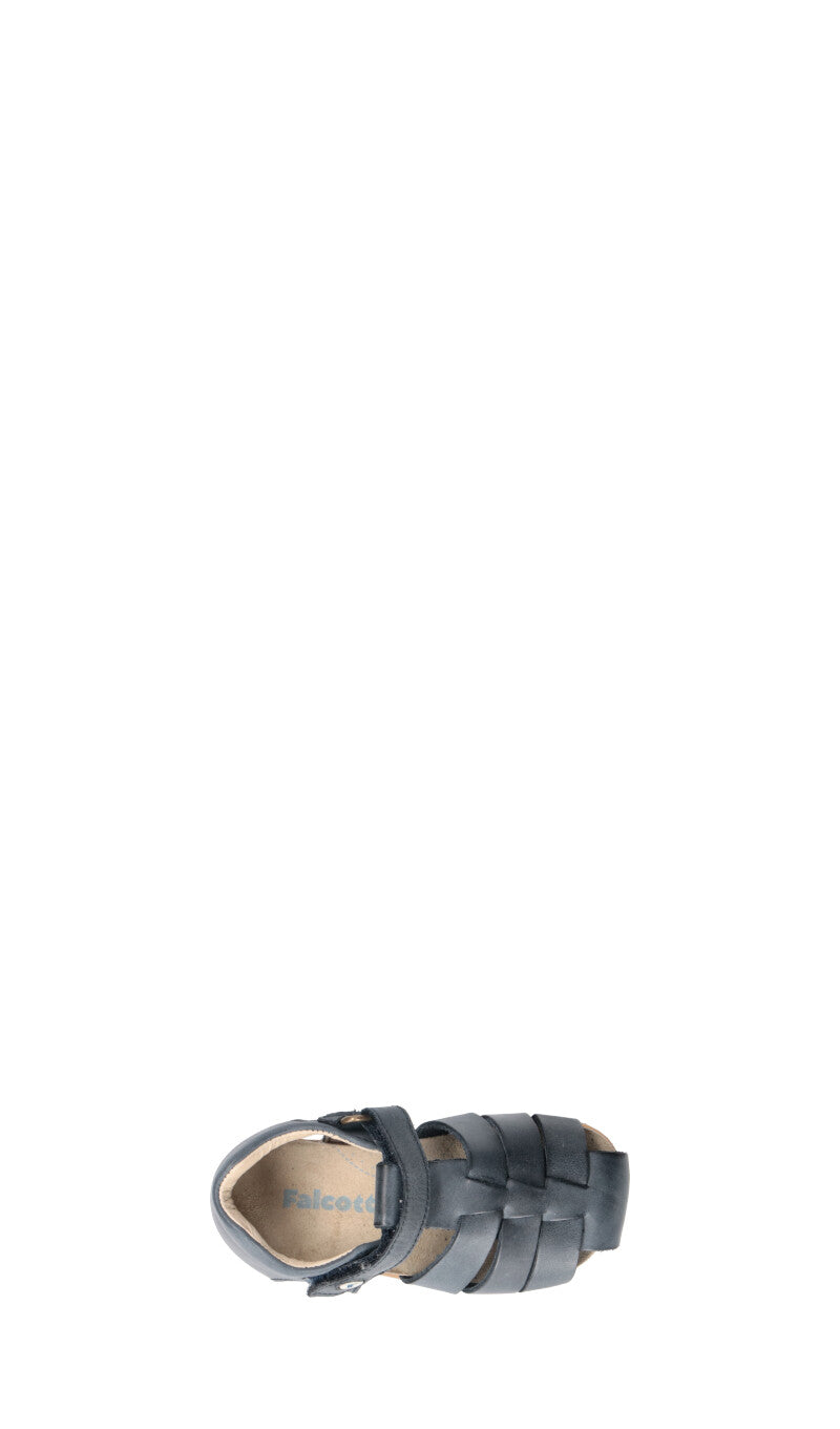 FALCOTTO Sandalo bimbo blu in pelle