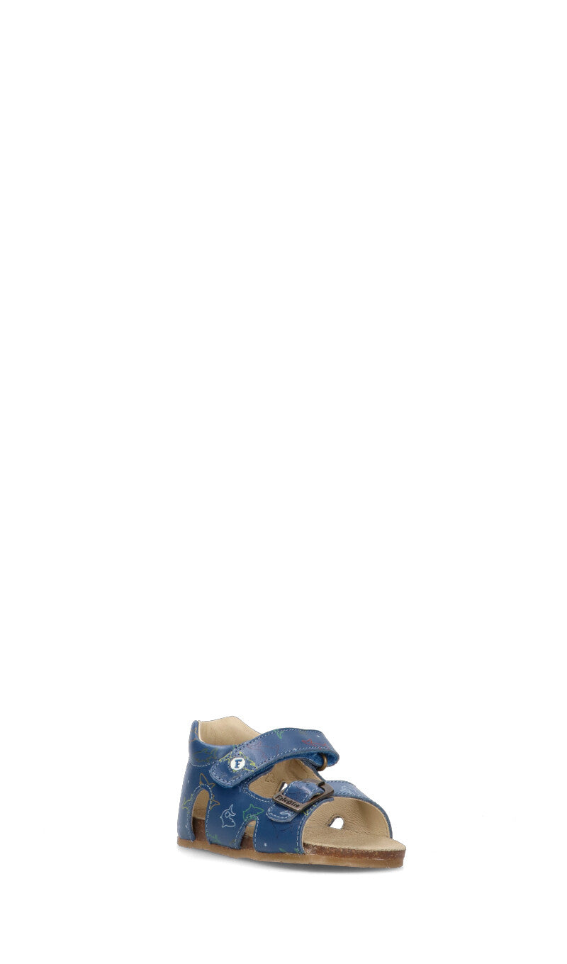 FALCOTTO Sandalo bimbo blu in pelle