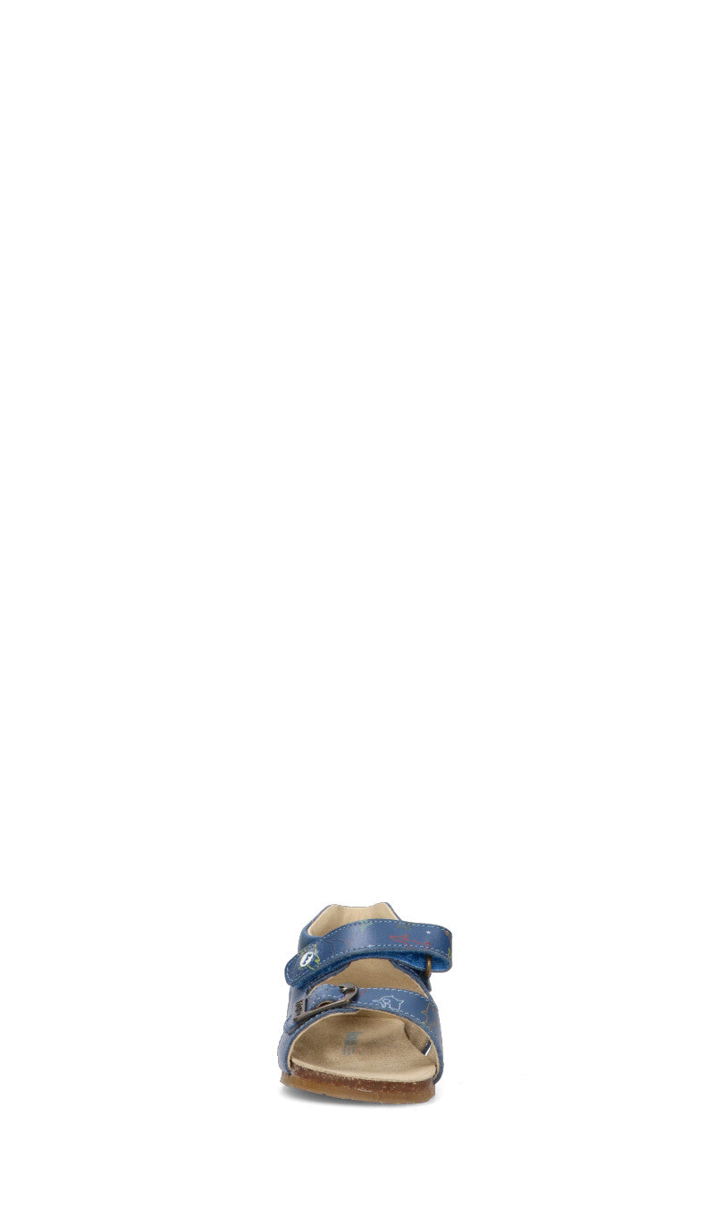 FALCOTTO Sandalo bimbo blu in pelle