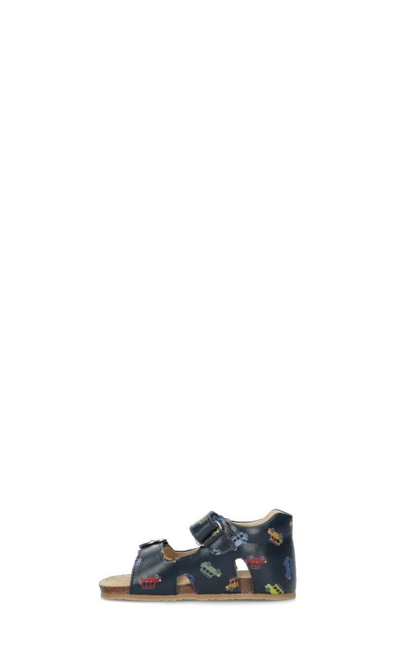 FALCOTTO Sandalo bimbo blu in pelle