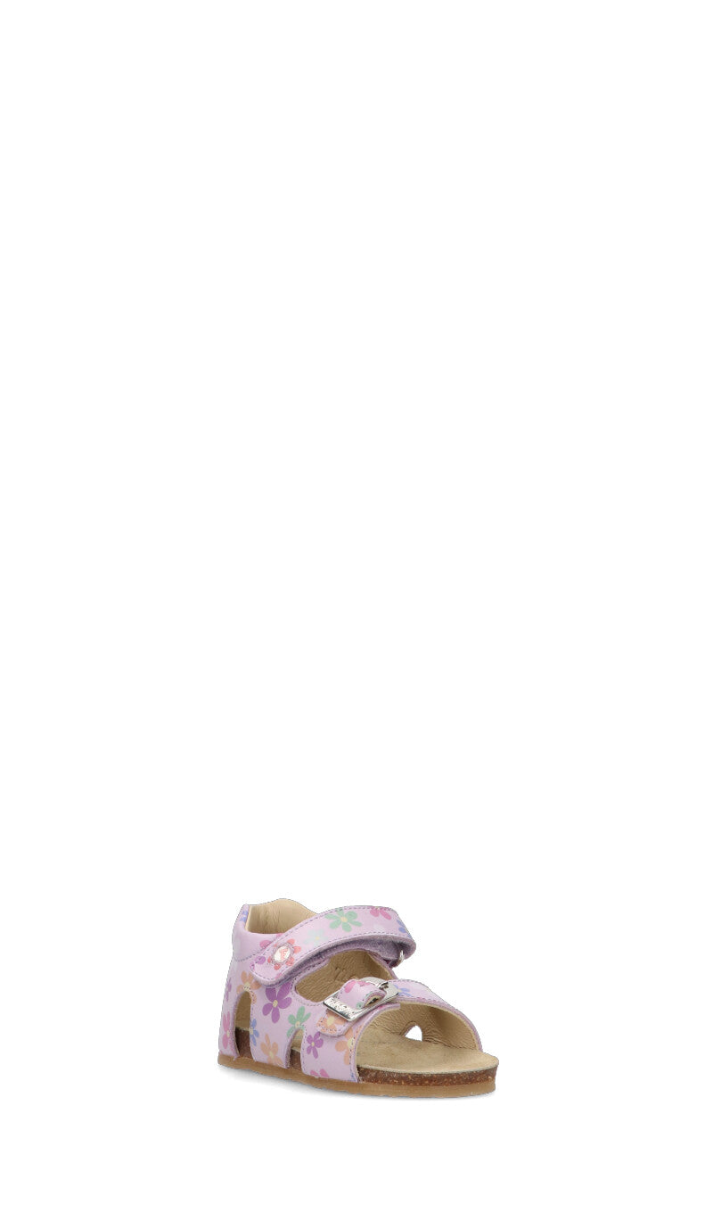FALCOTTO Sandalo bimba rosa in pelle