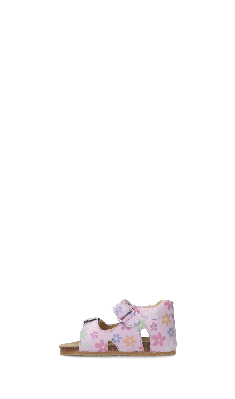 FALCOTTO Sandalo bimba rosa in pelle