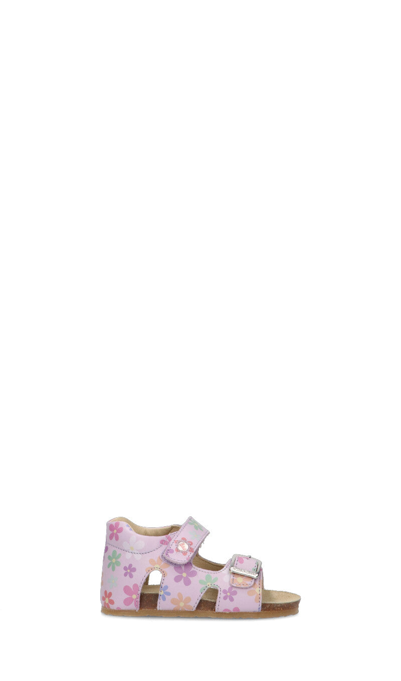 FALCOTTO Sandalo bimba rosa in pelle