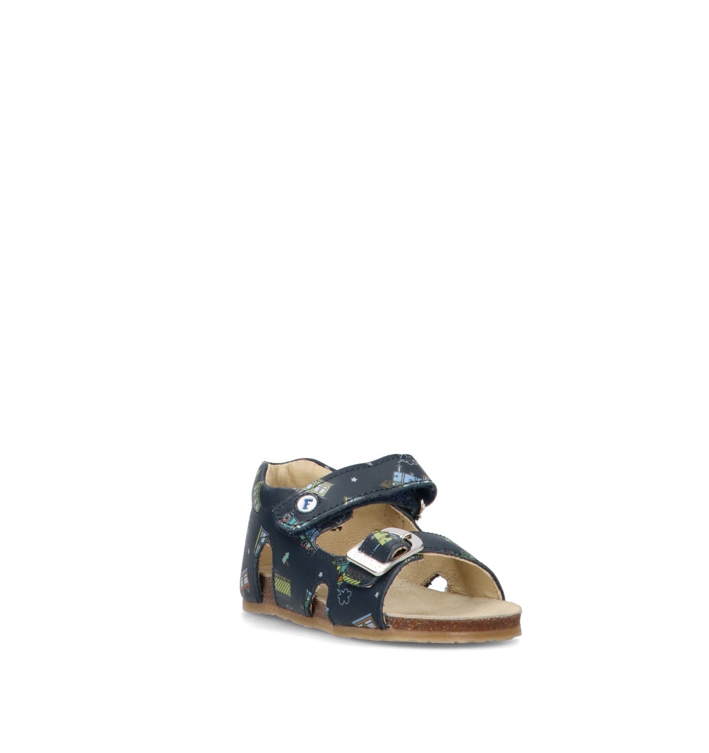 FALCOTTO Sandalo bimbo blu in pelle