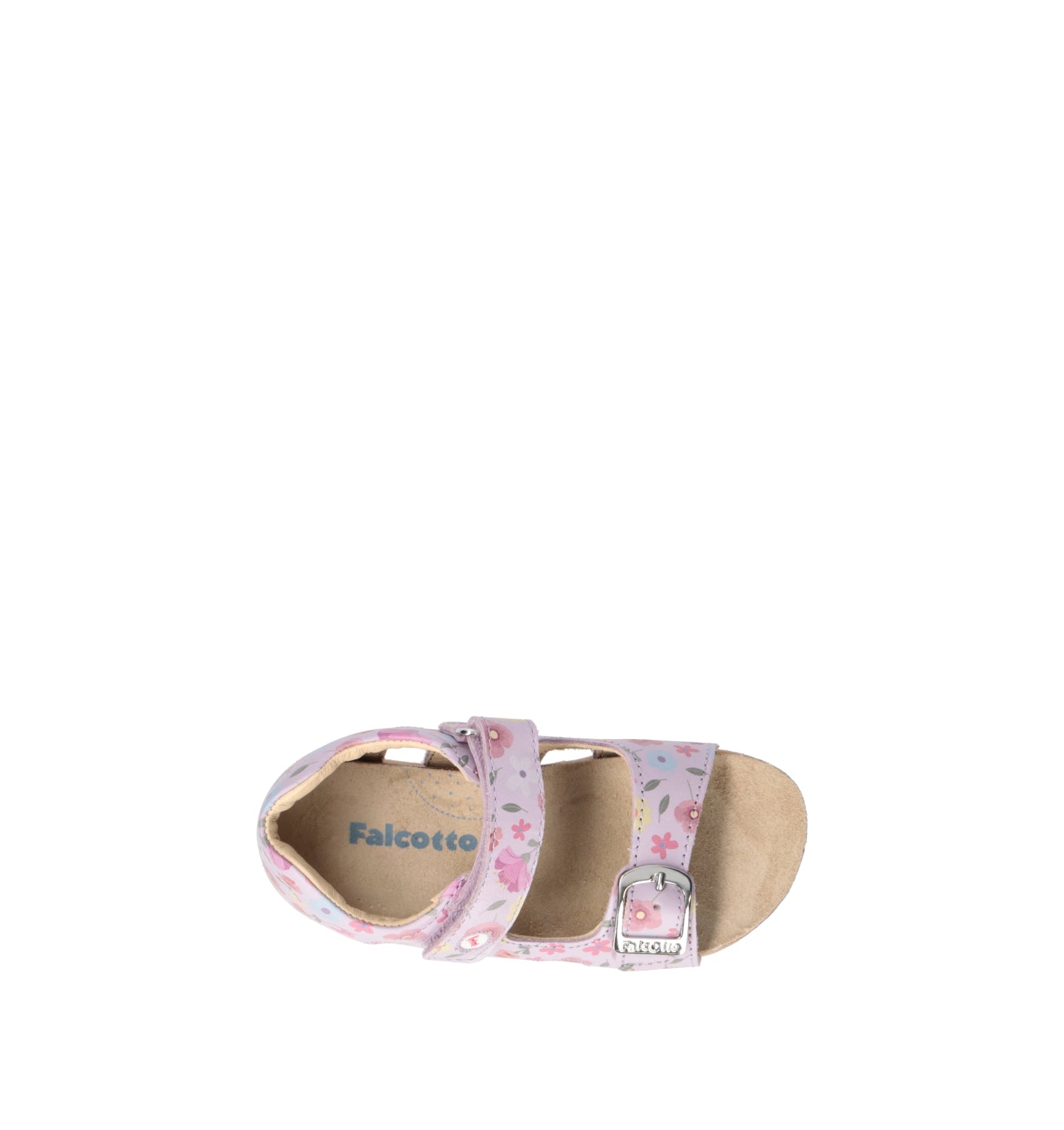 FALCOTTO Sandalo bimba rosa in pelle