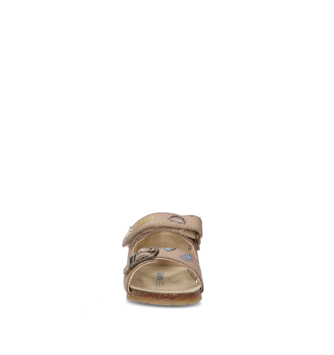 FALCOTTO Sandalo bimbo taupe in pelle