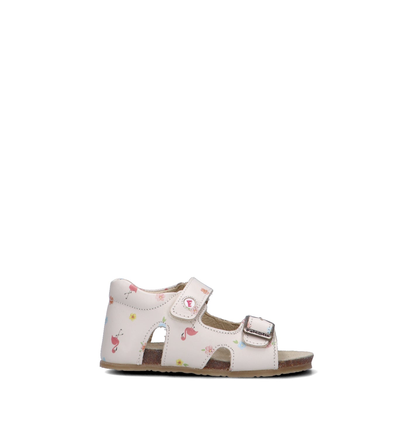 FALCOTTO Sandalo bimba panna in pelle