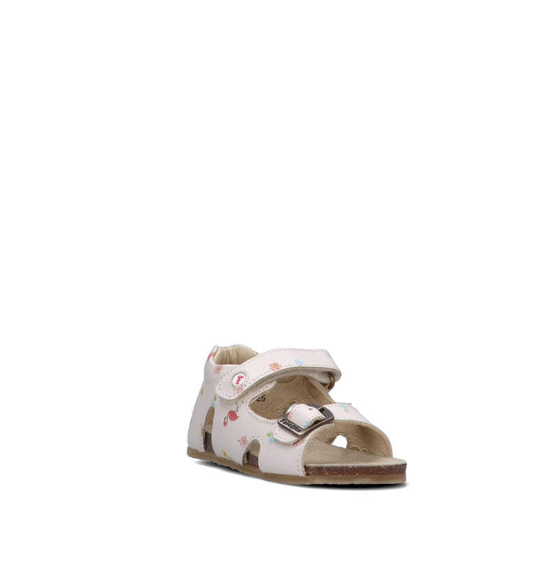 FALCOTTO Sandalo bimba panna in pelle