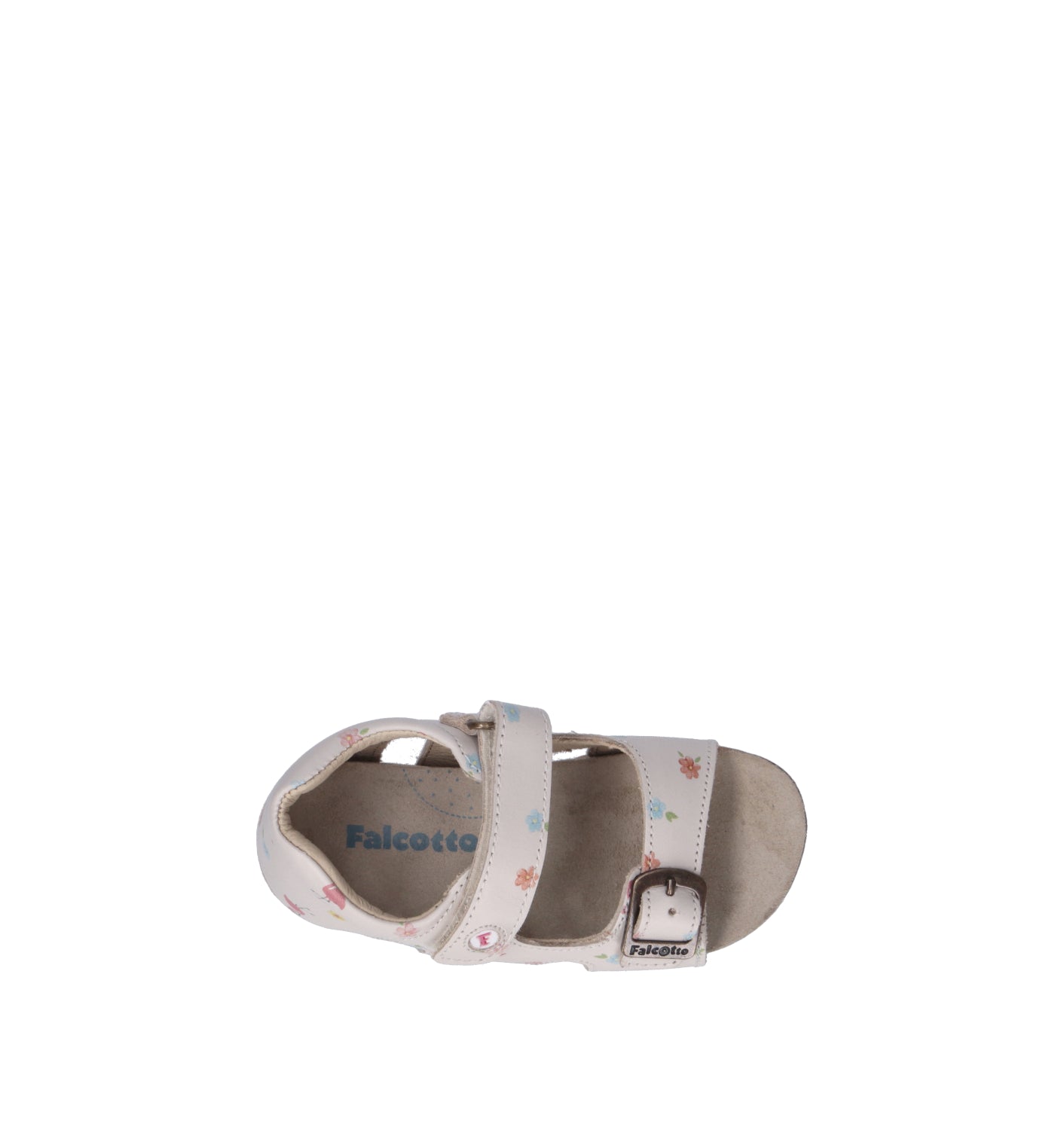 FALCOTTO Sandalo bimba panna in pelle