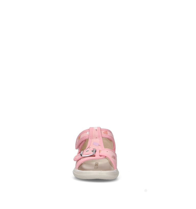 NATURINO Sandalo bimba rosa in pelle
