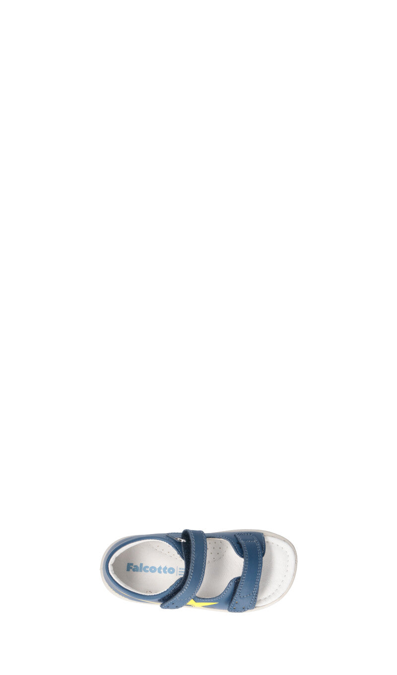 FALCOTTO Sandalo bimbo blu in pelle