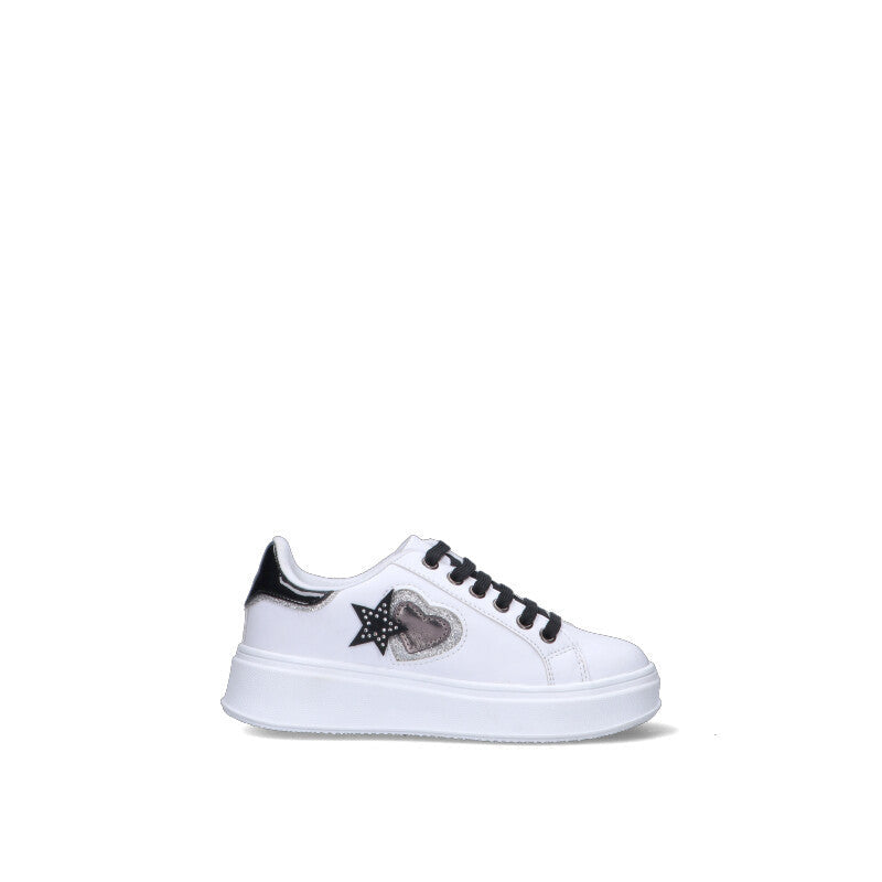 CANTASTORIE Sneaker bimba bianca/nera
