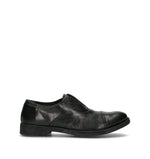 PAWELK'S Stringata uomo nera in pelle