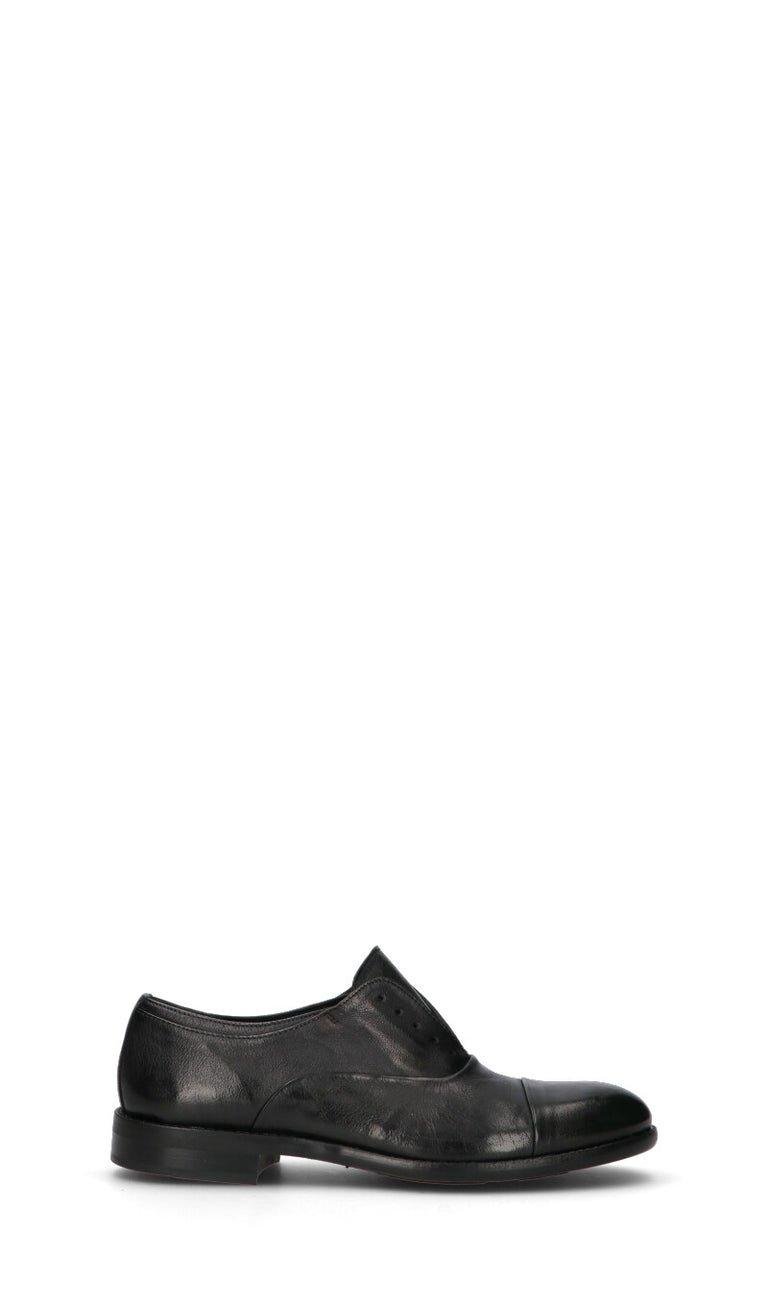 PAWELK'S Stringata uomo nera in pelle