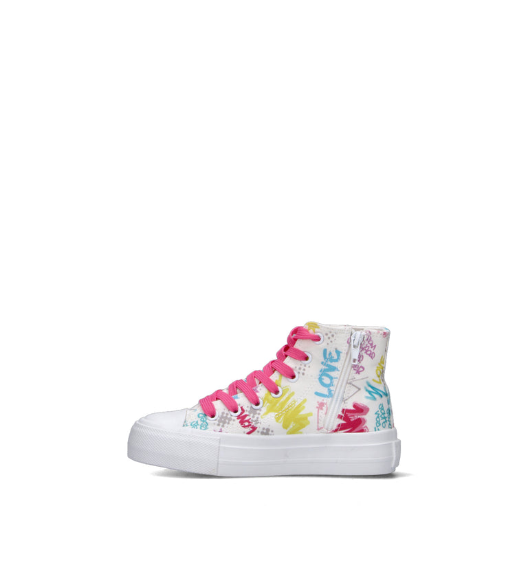 CANTASTORIE Sneaker bimba bianca