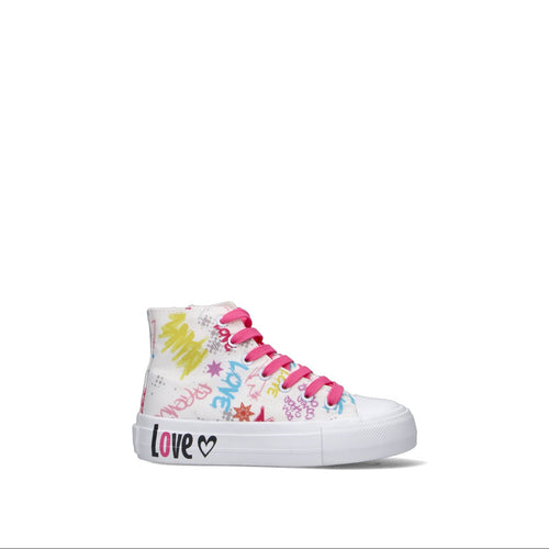 CANTASTORIE Sneaker bimba bianca