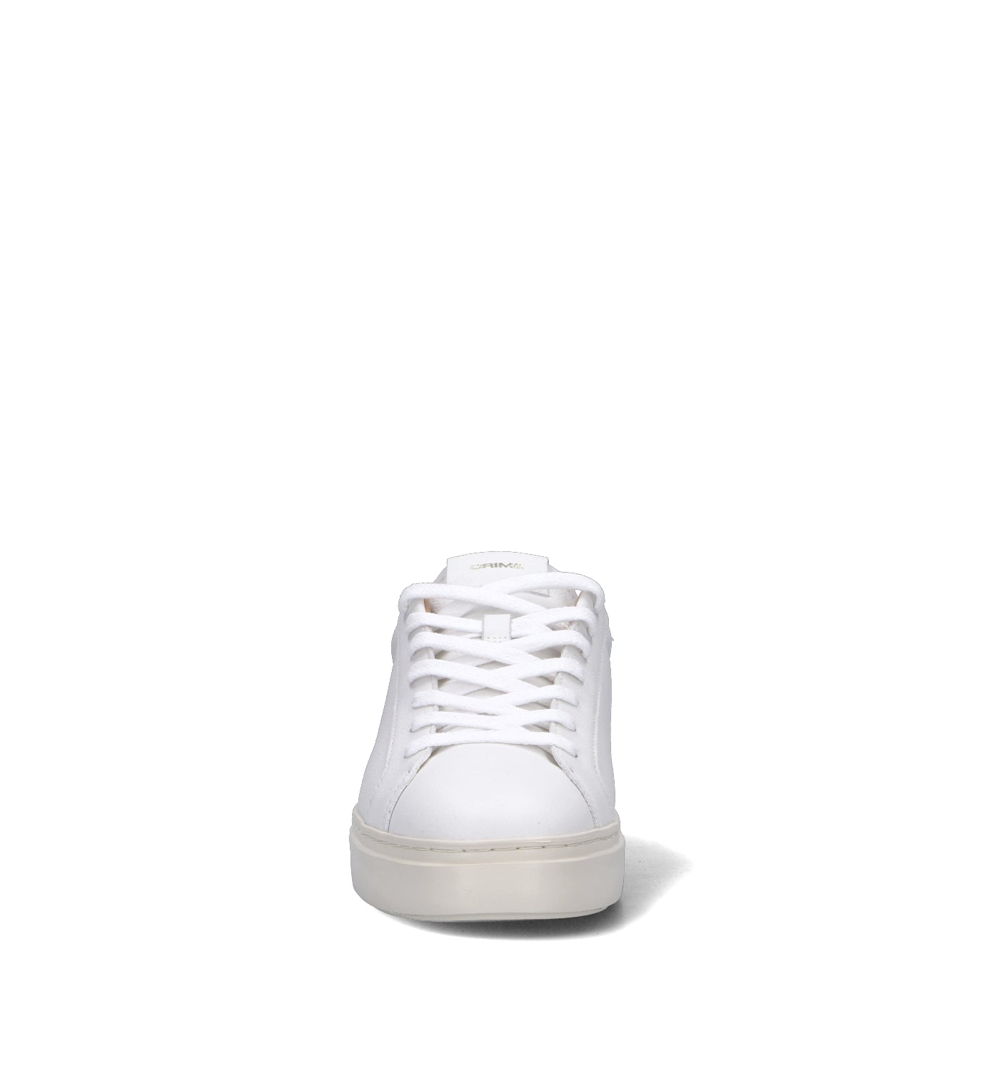 CRIME Sneaker uomo bianca in pelle