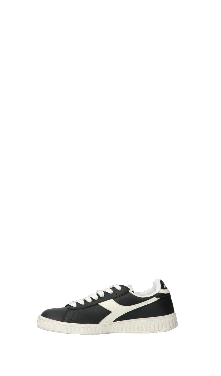 DIADORA GAME L LOW WAXED Sneaker donna nera/bianca in pelle
