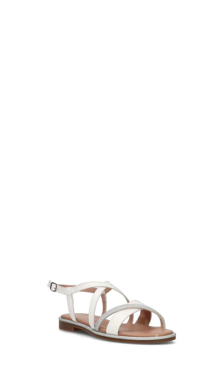 VARIOPINTO Sandalo donna bianco in pelle