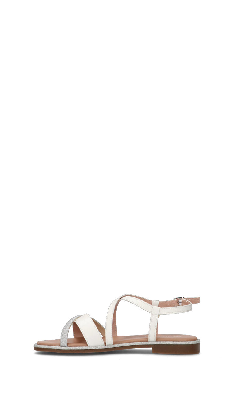 VARIOPINTO Sandalo donna bianco in pelle