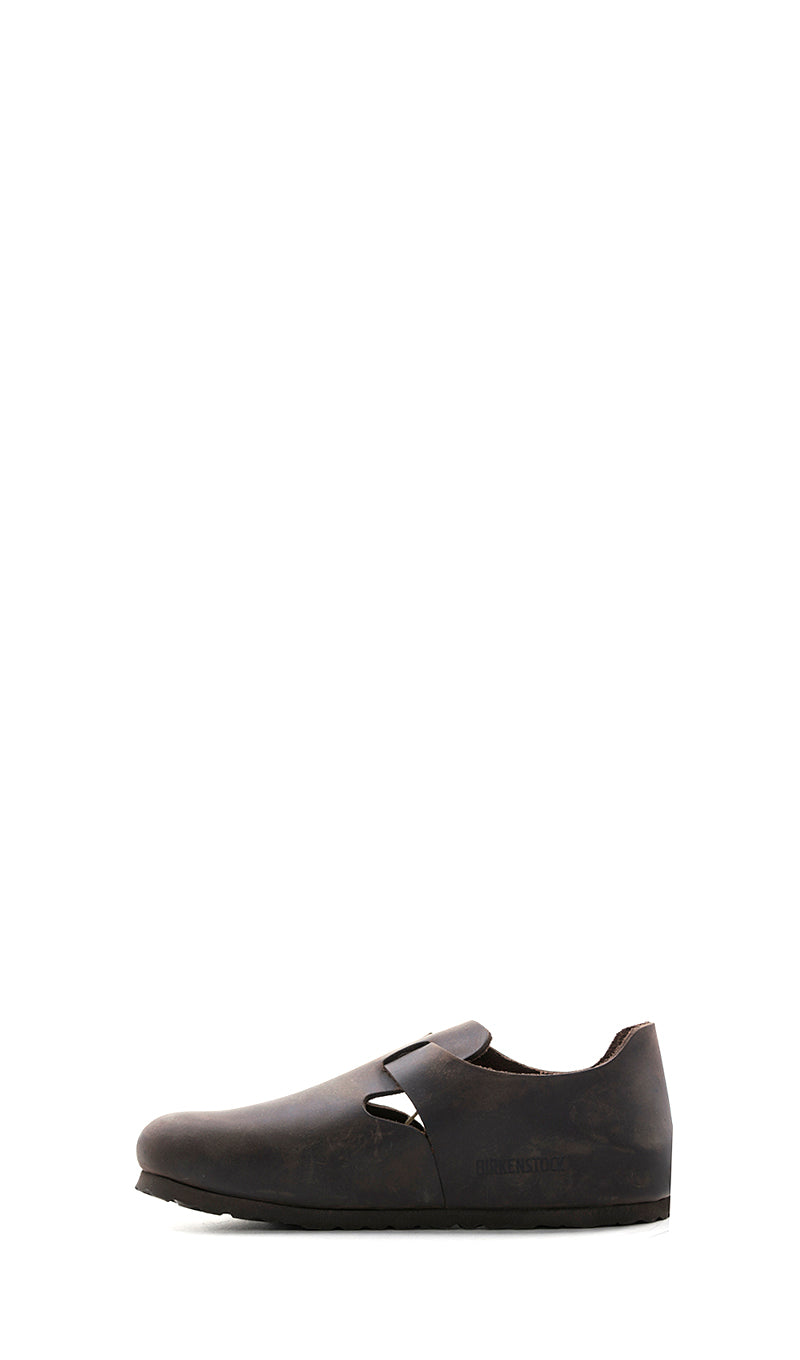 BIRKENSTOCK LONDON Scarpa donna marorne in pelle