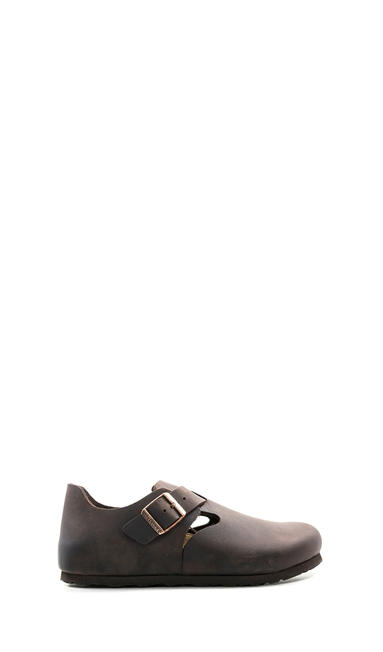 BIRKENSTOCK LONDON Scarpa donna marorne in pelle