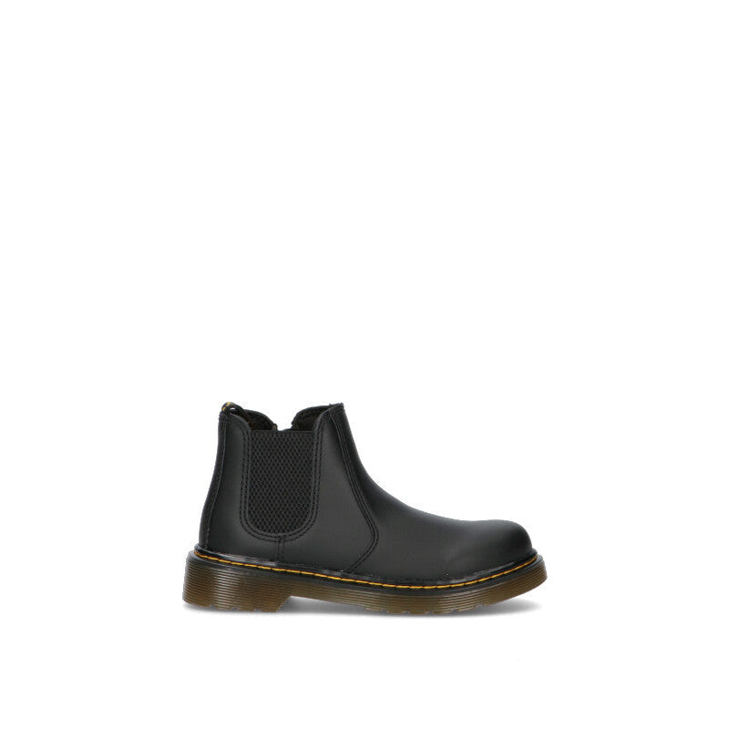 DR. MARTENS Tronchetto bimba nero in pelle