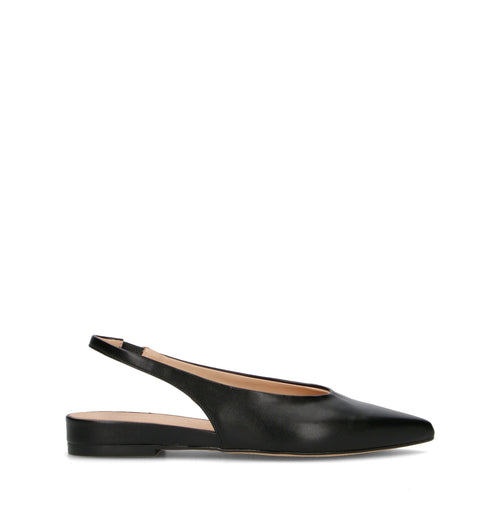 REBECCA VAN DIK Slingback donna nera
