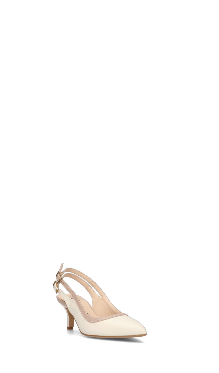 PERLAMARINA Slingback donna panna
