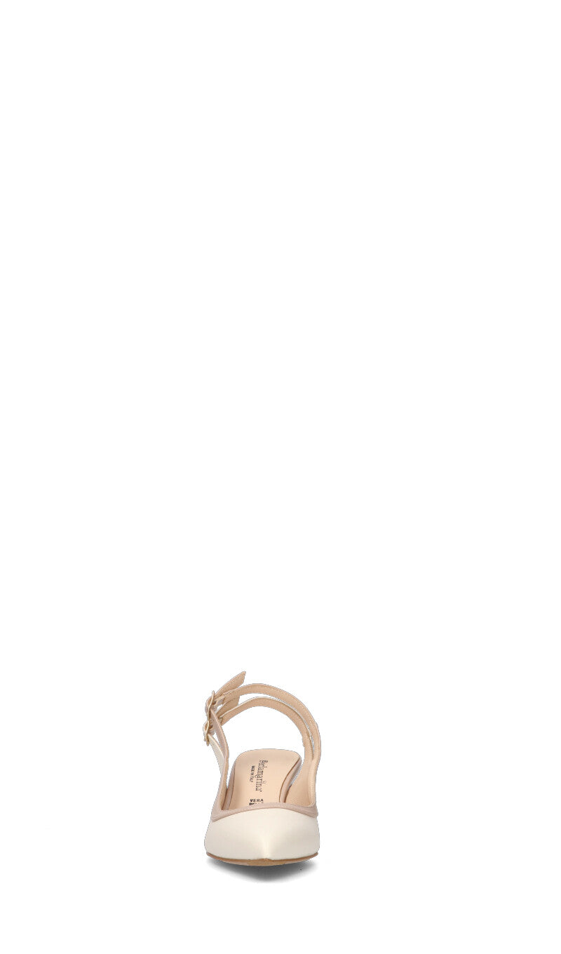 PERLAMARINA Slingback donna panna