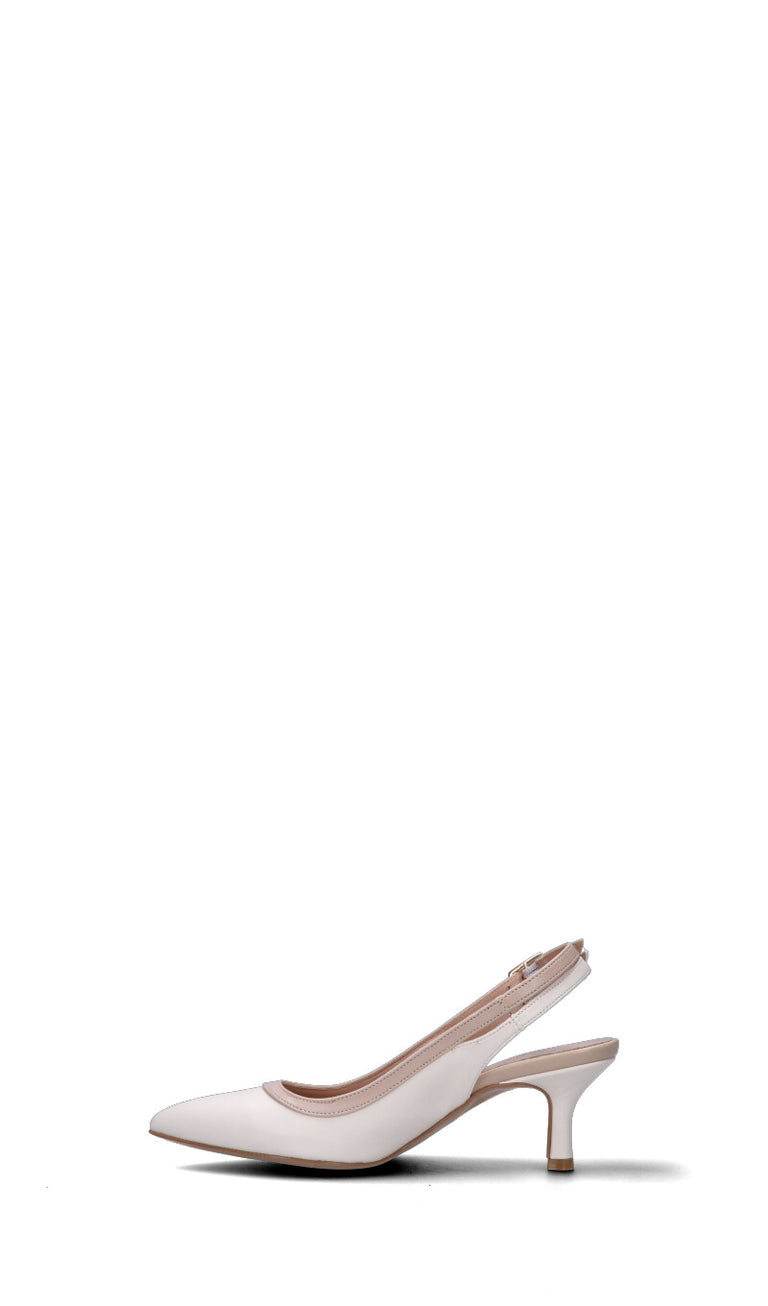 PERLAMARINA Slingback donna panna