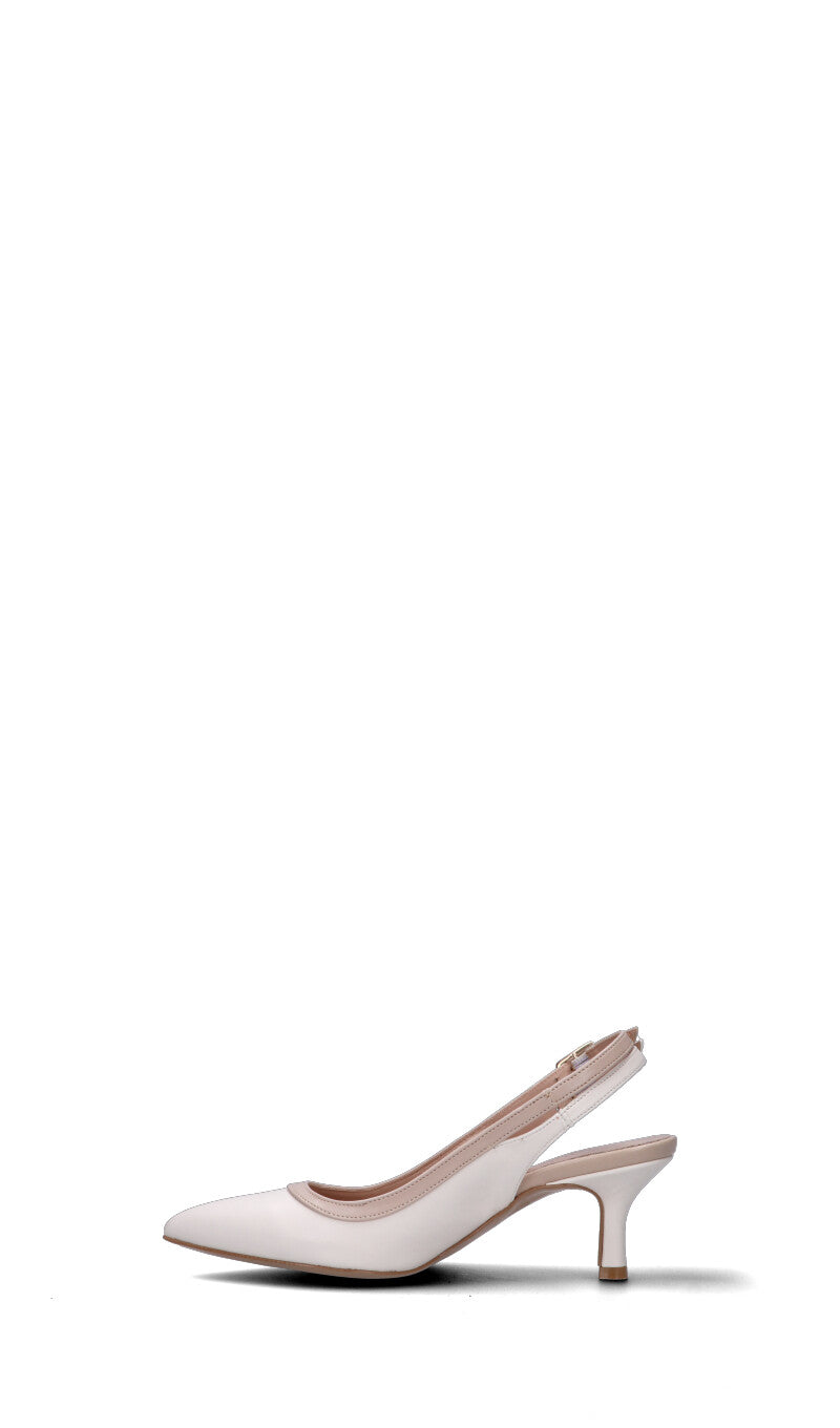 PERLAMARINA Slingback donna panna
