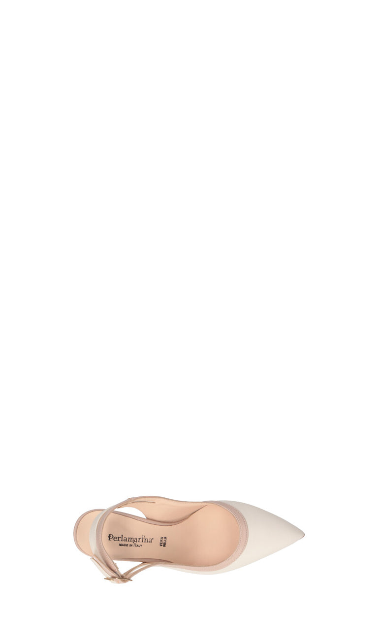 PERLAMARINA Slingback donna panna