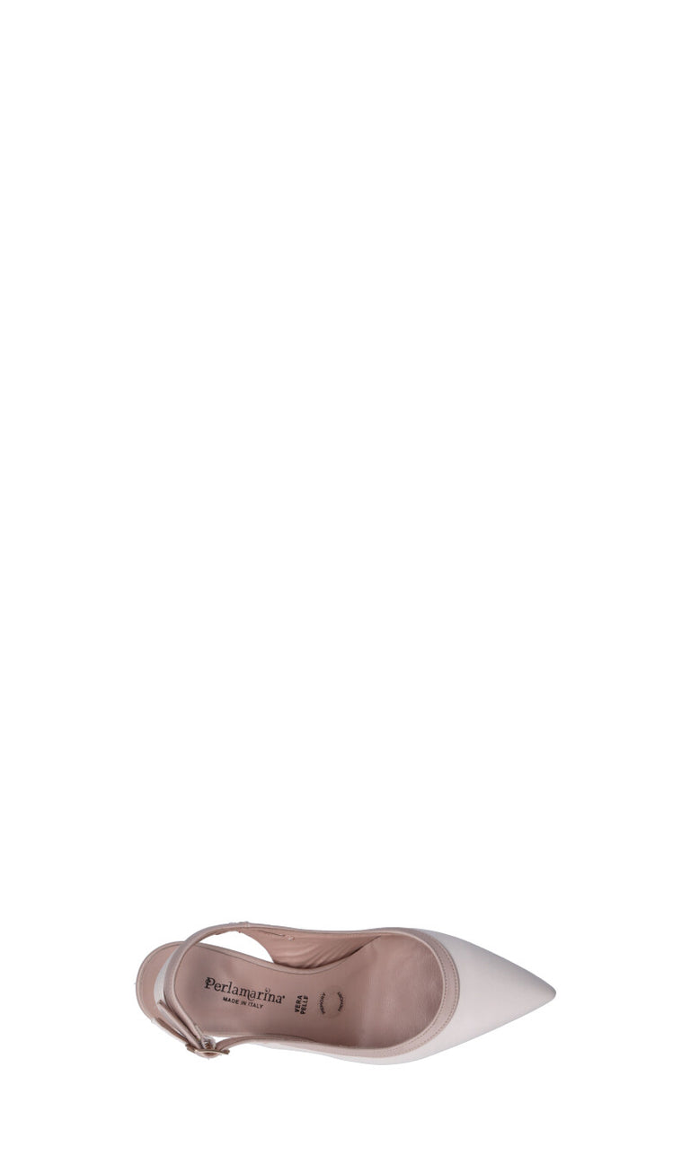 PERLAMARINA Slingback donna panna