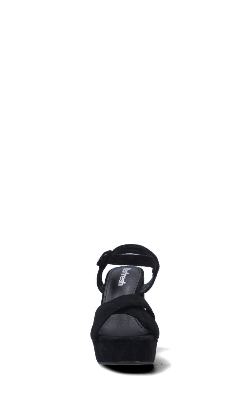 REFRESH Sandalo donna nero