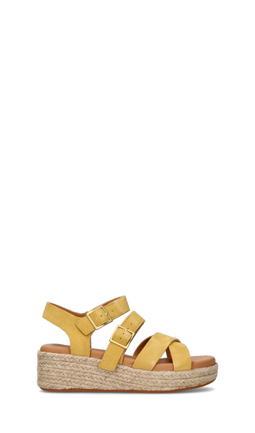CLARKS CORE Zeppa donna gialla in suede