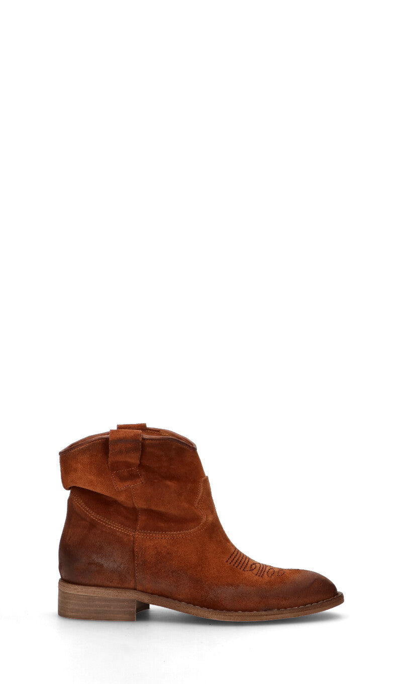 RABARBARO Tronchetto donna marrone in suede