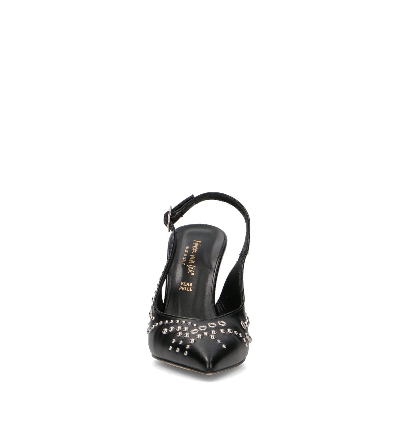 REBECCA VAN DIK Slingback donna nera